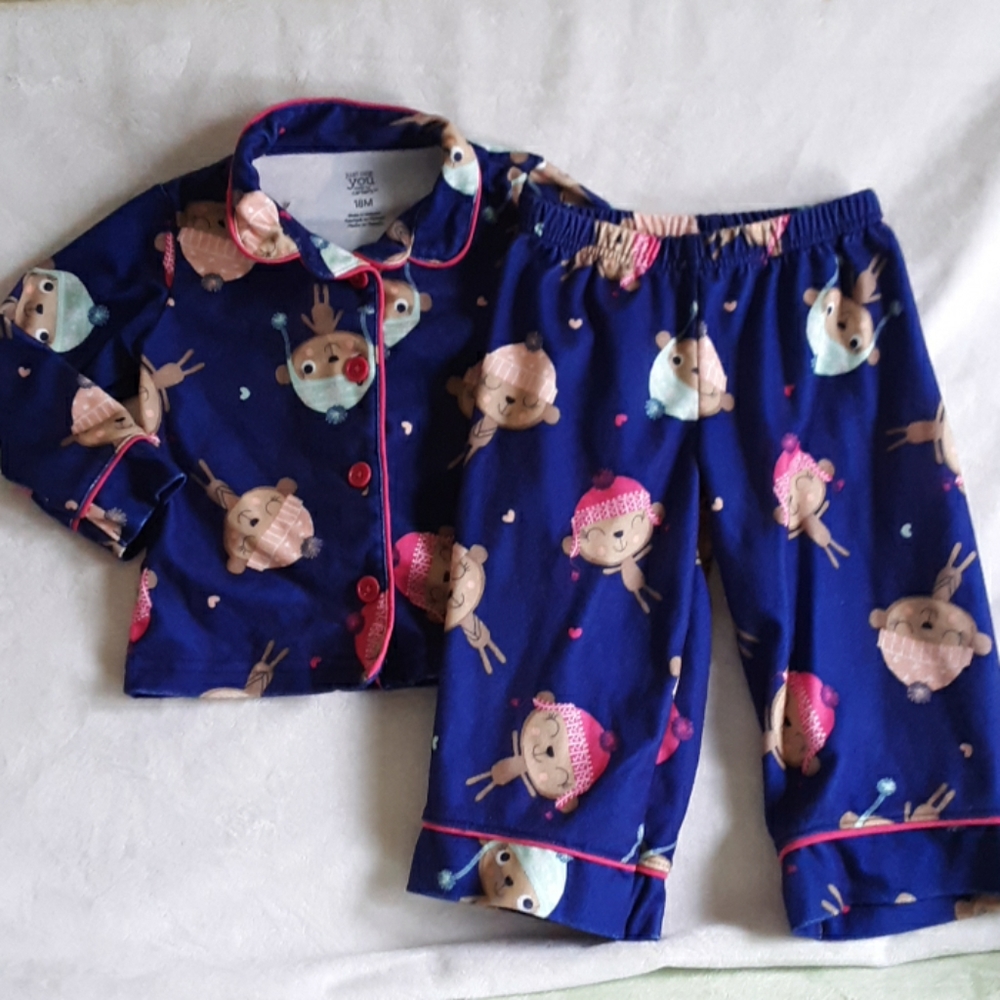 Carters Monkey Pajamas